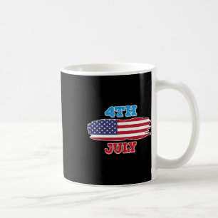 July 4 Shirt Fourth Of July American Flag For Men Coffee Mug