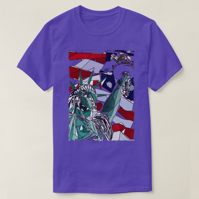 July 4th 1776 independence day liberty T-Shirt (Design Front)