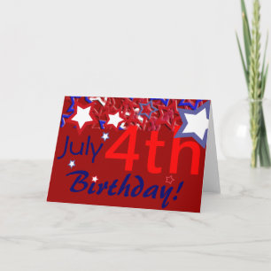 July 4th Birthday! Card