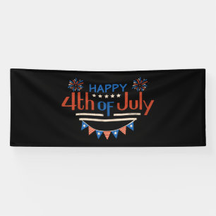 July 4th Independance Day 4x10 Vinyl Banner