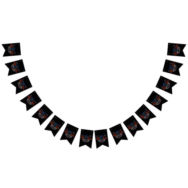 July 4th Independance Day Bunting Banner (All)