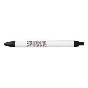 July 4th. Independence Day. Funny Dogs Black Ink Pen