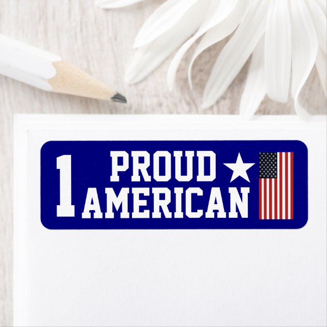 July 4th Independence day gifts Return Address Label (Insitu)