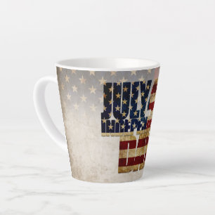 July 4th Independence Day V 1.0 2020 Latte Mug