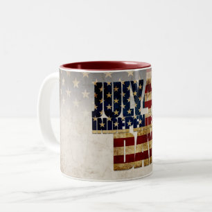 July 4th Independence Day V 1.0 2020 Two-Tone Coffee Mug