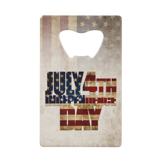 July 4th Independence Day Vintage Flag Design (Front)