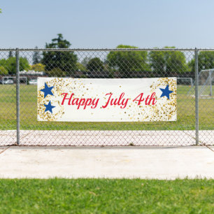 July 4th Indoor Outdoor Custom Banner