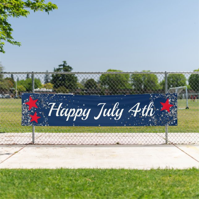 July 4th Indoor Outdoor Custom Banner (Insitu)