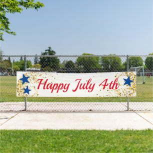 July 4th Indoor Outdoor Custom Banner