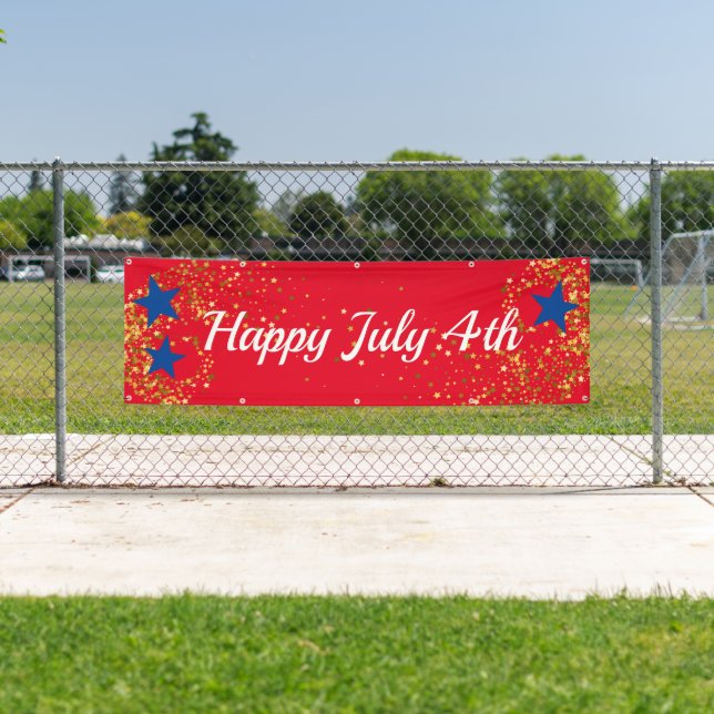 July 4th Indoor Outdoor Custom Banner (Insitu)