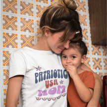 July 4th Moms Shirt, Patriotic Amreican Mum Shirt