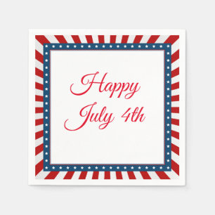 July 4th Paper Napkins