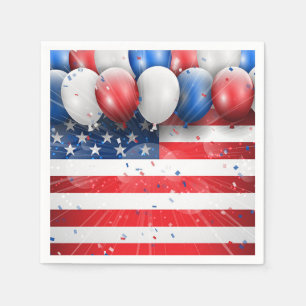 July 4th Paper Napkins