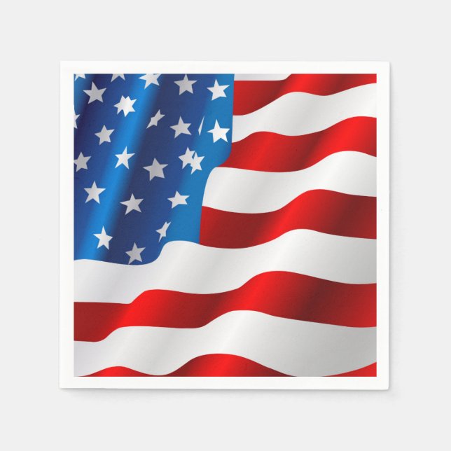 July 4th Paper Napkins (Front)