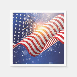 July 4th Paper Napkins