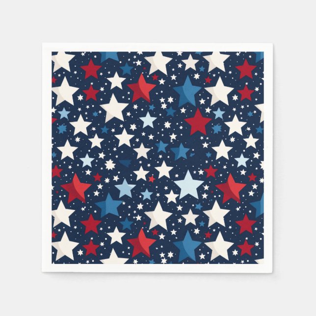 July 4th Paper Napkins (Front)