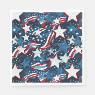 July 4th Paper Napkins