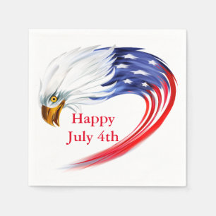 July 4th Paper Napkins