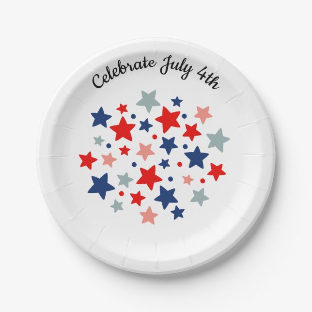 July 4th Party plates (Front)