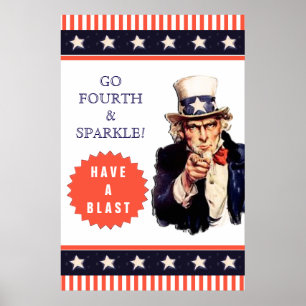 July 4th Party Poster