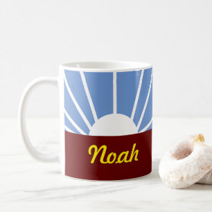 July 4th Patriotic Weather Name Coffee Mug