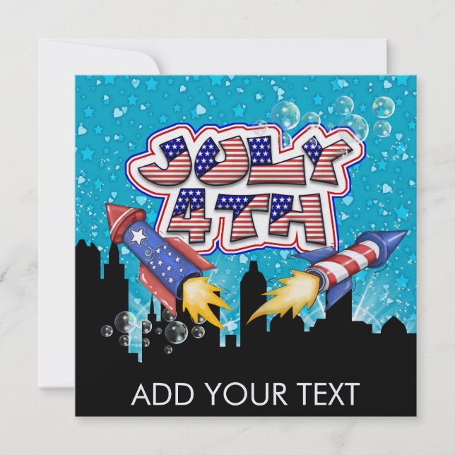 July 4th - SRF Invitation (Front)