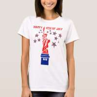 July 4th Statue of Liberty American