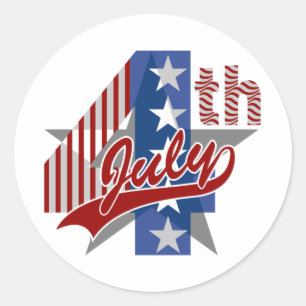 July 4th stickers