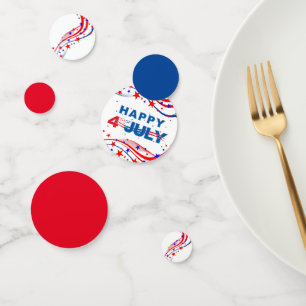 July 4th Table Confetti