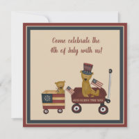 July 4th Teddy Bear On Parade Party