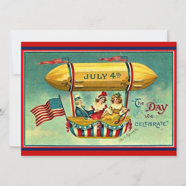 July 4th - The Day We Celebrate Card (Front)