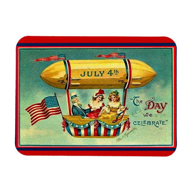 July 4th - The Day We Celebrate Magnet (Horizontal)