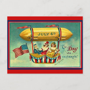 July 4th - The Day We Celebrate Postcard