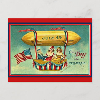 July 4th - The Day We Celebrate Postcard