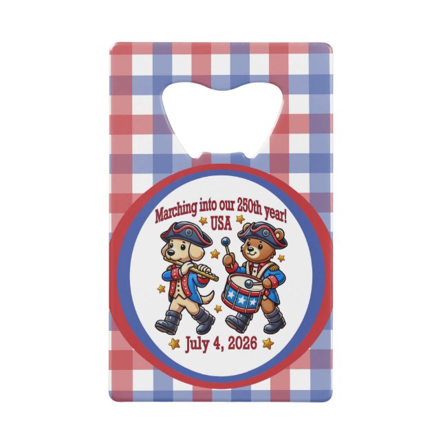 July 4th USA 250th Anniversary Semiquincentennial  (Front)