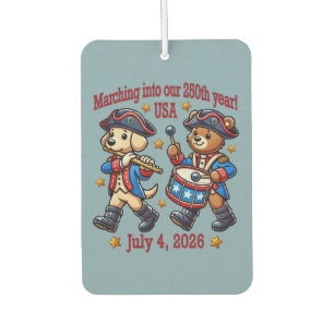 July 4th USA 250th Anniversary Semiquincentennial Car Air Freshener