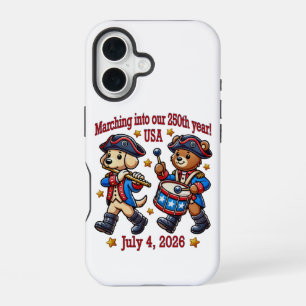 July 4th USA 250th Anniversary Semiquincentennial iPhone 16 Case