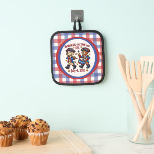 July 4th USA 250th Anniversary Semiquincentennial Pot Holder