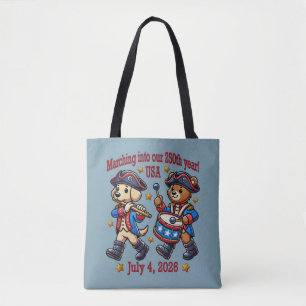 July 4th USA 250th Anniversary Semiquincentennial Tote Bag