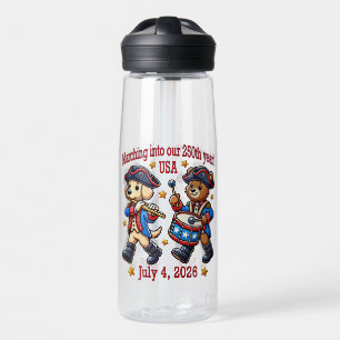 July 4th USA 250th Anniversary Semiquincentennial Water Bottle