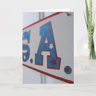 July 4th USA Bound Card