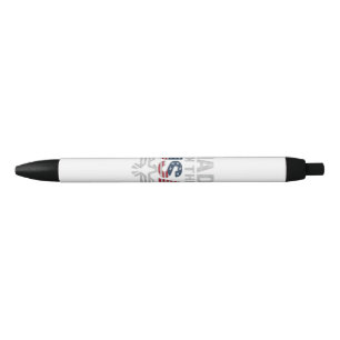 July 4th Women Men Patriontic American Flag Indepe Black Ink Pen