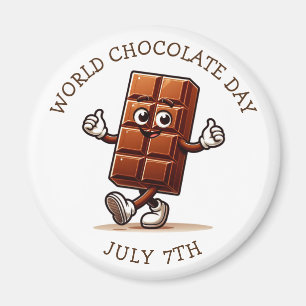 July 7th is World Chocolate Day Magnet