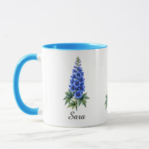 July Birth Flower Mug – Delphinium