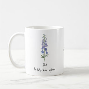 July Birth Flower Mug – Larkspur