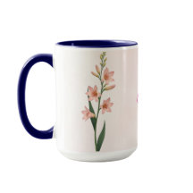 July Birth Month Flower Coffee Mug