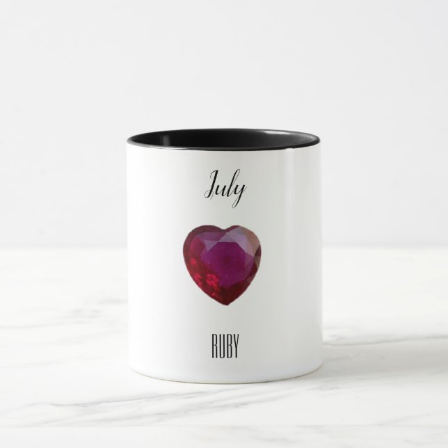 July Birth Mug (Center)
