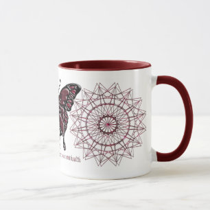 July Birthstone Butterfly Mug