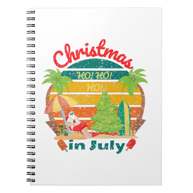 july christmas/christmas in july notebook (Front)