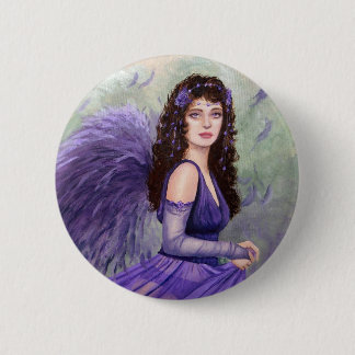 July Fairy by Fantasy artist Lori Karels 6 Cm Round Badge